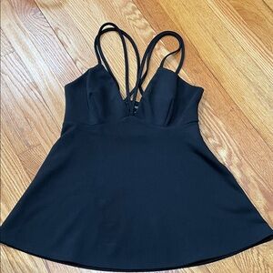 Express Black Strappy Sleeveless Top